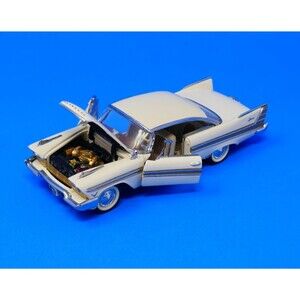 Franklin Mint 1957 Plymouth Fury Sand Dune White 1:43 Diecast Car